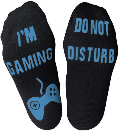 Do Not Disturb Funny Gaming Socks Christmas Gift Stocking Stuffers for Teenage Boys Kids Men Women